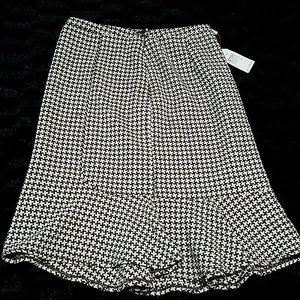 NEW Max Studio MSSP Sz 4 Skirt Stretch $98 Trumpet Fit Womens Lined Fit Flare - Picture 1 of 5