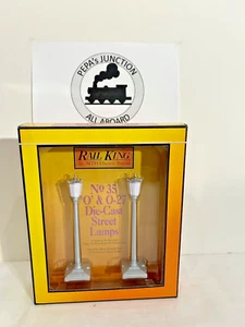 MTH-30- 1059 #2 RAIL KING#35 LAMPIONI ALLUMINIO PRESSOFUSO NUOVI - Foto 1 di 2
