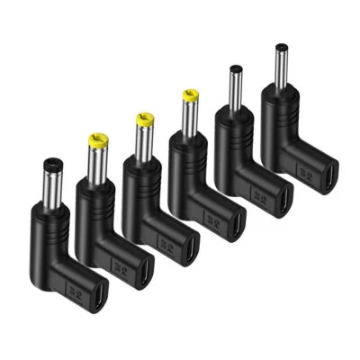 USB 3.1 Type C USB-C Female to DC 12V 5.5x2.5mm Plug Adapter PD 90 Degree Angled - Image 1 of 4