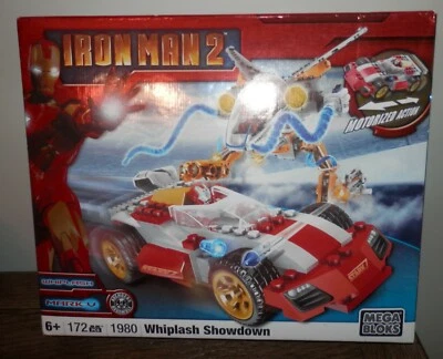 Coche Mega Bloks Iron Man 2 Mark V Whiplash Showdown  Foto 1 de 3