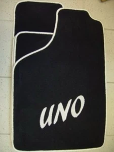 Fussmatten für Fiat Uno Autoteppiche schw/weiss - Bild 1 von 1