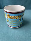 VINTAGE 1958/1965 Peanuts Snoopy Woodstock Ceramic GOOD MORNING SUNSHINE Mug
