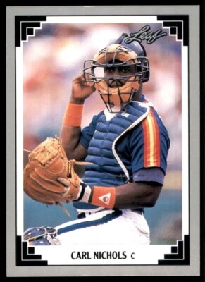 1991 Leaf #217 Carl Nichols - Image 1 of 2