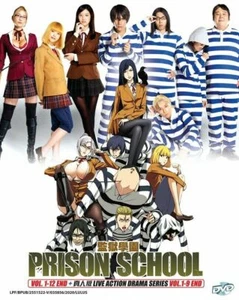 Anime Prison School (1-12 End) + Live Action Drama (1-9 End) English Dub & Sub - Picture 1 of 2
