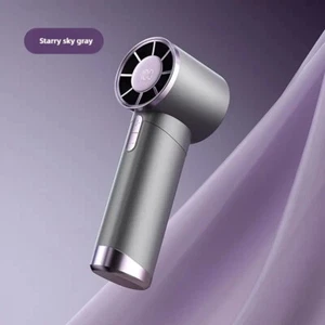 Adjustable Mini Handheld Fan - 3000mAh Rechargeable Battery, LCD Digital Display - Picture 1 of 23