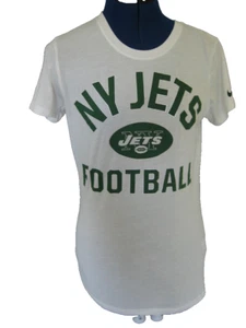 New York Jets Nike T-Shirt Damen Medium weiß NEU ohne Etikett - Bild 1 von 4
