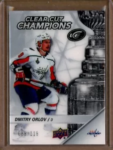 2018-19 Upper Deck Ice Clear Cut Stanley Cup Champions #CCCDO Dmitry Orlov /118 - Picture 1 of 2