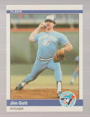 1984 Fleer Jim Gott Toronto Blue Jays #155 Near Mint or Better - Image 1 of 2