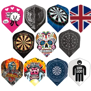 Harrows | Quadro | Funny Dart Flights |  5 Sets (15) Standard | 8 Fun Designs - Picture 1 of 9