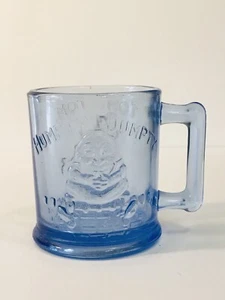 VINTAGE CHILD'S HUMPTY DUMPTY TOM TOM BLUE NURSERY RHYMES CUP MUG - Picture 1 of 7