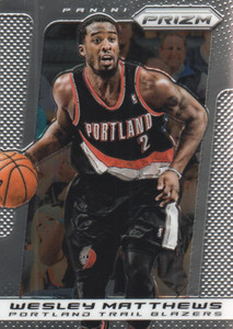 2013-14 Panini Prizm Basketball #123 Wesley Matthews