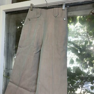 Rare Vintage 1950s Western Pearl Snap Side Zip Pants Jeans Iridescent Rodeo Star - Picture 1 of 9