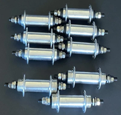 NOS Front 100mm & Rear Threaded 110mm 32H Bicycle Hubs Unbranded LOT - Image 1 of 4