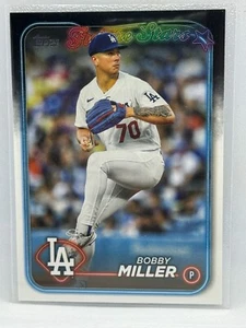 Bobby Miller Future Stars 2024 Topps Serie 1 Baseball Nr. 115 - Bild 1 von 2