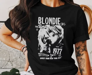Blondie 1977 Direct From New York City Vintage 80s Rock Band T-Shirt S - 5XL - Picture 1 of 3