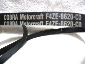 Vintage Collectible Rare 1994 COBRA Serpentine Belt F4ZE-8620-CD 5.0L V8 Mustang - Picture 1 of 5