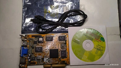 VGA Card KIT ASUS AGP-V3000 VIVO (Nvidia RIVA 128) 4 Mb + drivers - Image 1 of 4