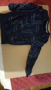 Blue Cotton Sweatshirt Sweater - Picture 1 of 4