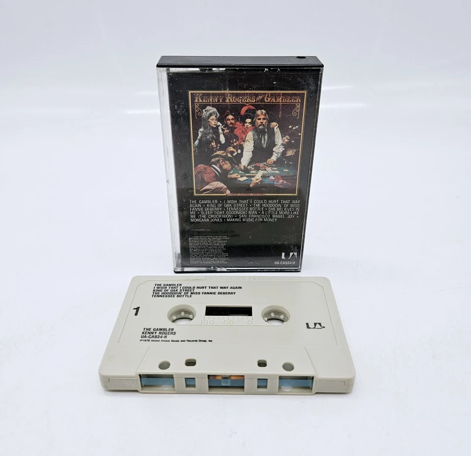 Kenny Rogers The Gambler Cassette Tape 1978 in Case  - Image 1 of 1