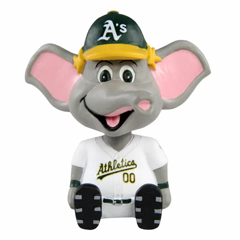 Stomper Oakland Athletics Mini Baby Bro Bobblehead MLB Cover