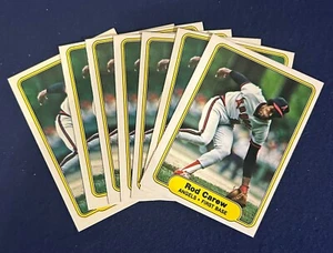SHARP LOT OF 7 1982 FLEER #455 ROD CAREW HOF FREE SHIPPING - Picture 1 of 2
