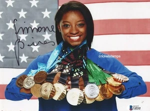 SIMONE BILES (AMERICAN GYMNAST) REPRINT PHOTO OLYMPICS A4 SIZE 8"X11". #10 - Picture 1 of 1