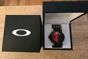 Orologio tattico Oakley Gearbox Brasile edizione limitata Stealth nero raro scatola raro - Foto 1 di 10