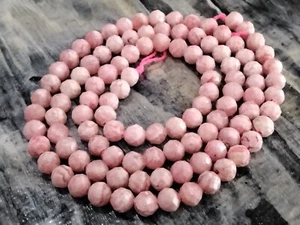 Natural Faceted Argentinian Rhodochrosite, 4mm, Approx 106pcs, Free postage OZ - Bild 1 von 4