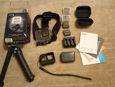 GoPro Hero 8 Black 4K Ultra HD Action Camera with Some Other Accessories (Used) - Image 1 of 4