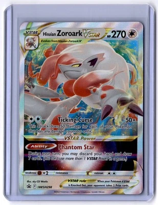 Hisuian Zoroark VSTAR - SWSH298 Promo Holo SWSH: Sword & Shield Promo Cards NM - Image 1 of 2