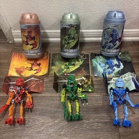 LEGO TECHNIC BIONICLE - Tahu Lewa Gali (Lot 3) Complete Canister Manual Poster