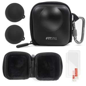 PU TRAGETASCHE MIT LCD DISPLAYSCHUTZFOLIE FÜR GO PRO MAX, ULTRA HD 9H 0,28MM - Bild 1 von 1