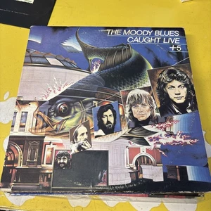 The Moody Blues  "Caught Live +5"  Vinyl LP London 2 PS690/1 - Imagen 1 de 13