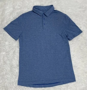 Lululemon Herren Golf Poloshirt Gr. S Small Blau Stretch Kurzarm Preppy - Bild 1 von 7