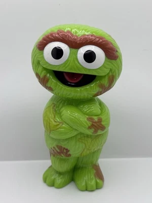 Figura Sesame Street Oscar The Grouch 1999 Tyco Jim Henson Foto 1 de 2