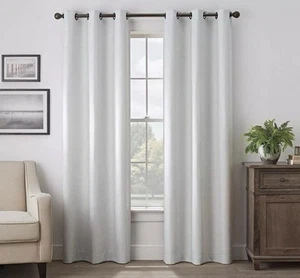 Eclipse White Absolute Zero 100% Blackout Window Curtain Panel 40" x 84" - New - Picture 1 of 1