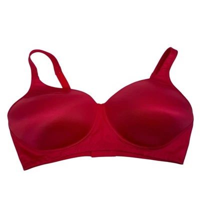 Playtex 42D Bra Secrets Side Smoothing Wirefree Full Coverage Wireless Red 4738 - Image 1 of 4