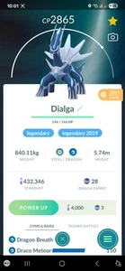Dialga (Caught In 2019) Legacy ( Dragon Meteor) Pokemon Trade Go - Bild 1 von 2