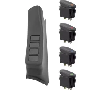 Rugged Ridge Pillar Switch Pod Kit 17235.96; Fits 2011-2018 Jeep Wrangler LH - Picture 1 of 12