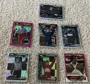 Topps Chrome Senna, Prost, Mansell, Schumacher, /250, /250, /299, Raywave! - Picture 1 of 2