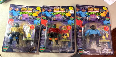 1994 Playmates / TMNT Turtles Mutant Ninja Turtles / Star Trek / Sealed lot of 3 - Image 1 of 4