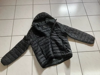 Herren Leichte Steppjacke mit Kapuze XL C&A schwarz - Bild 1 von 2