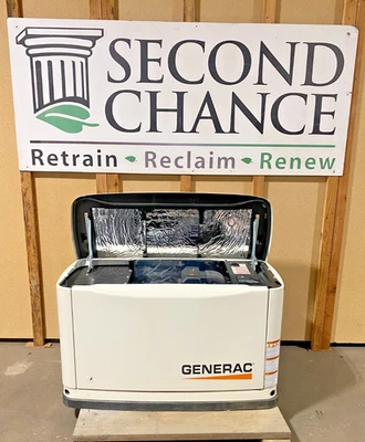 Generador Generac Standby 14kW Home Standby generador de gas natural ~ ¡Ver notas! Foto 1 de 4