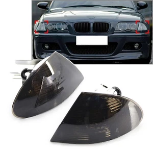 Left+Right Turn Signal Indicator Corner Lights For BMW 3 Series E46 Sedan 99-01 - Picture 1 of 7