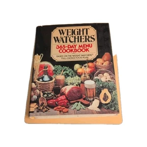 Vintage 1981 Weight Watchers 365 Tage Menü Kochbuch Hardcover Speisepläne, Rezepte - Bild 1 von 3