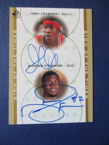 2000-01 SP Authentic - Sign of the Times Jamal Crawford #JC/DS (AU, RC) - Picture 1 of 2