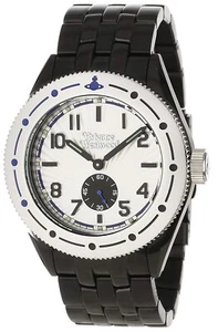 Vivienne Westwood Mens Saville Swiss Quartz Movement Stainless Steel Watch 42 mm - Picture 1 of 2