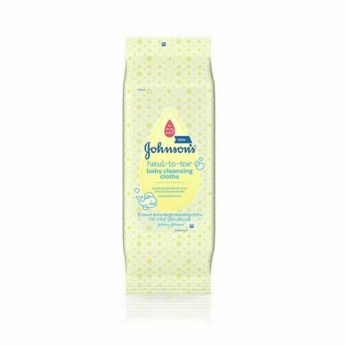 JOHNSON'S Baby Head To Toe Cleansing Cloth - 15 Count