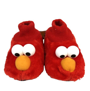 Sesame Street Elmo Puppet Slippers Shoes Padded New with Tag Toddler Boy Girl