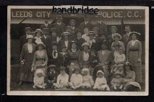 Leeds City Police Cricket Club, Group of People - real photographic postcard - Picture 1 of 1